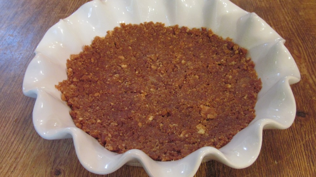 Biscoff cookie crust